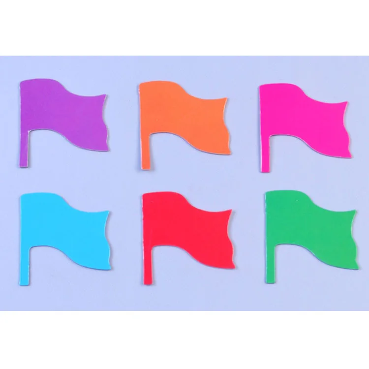 30mm bandeira magnética colorida ímãs de geladeira mini bandeira vermelha marcador ímãs educativos adesivos magnéticos para ensino