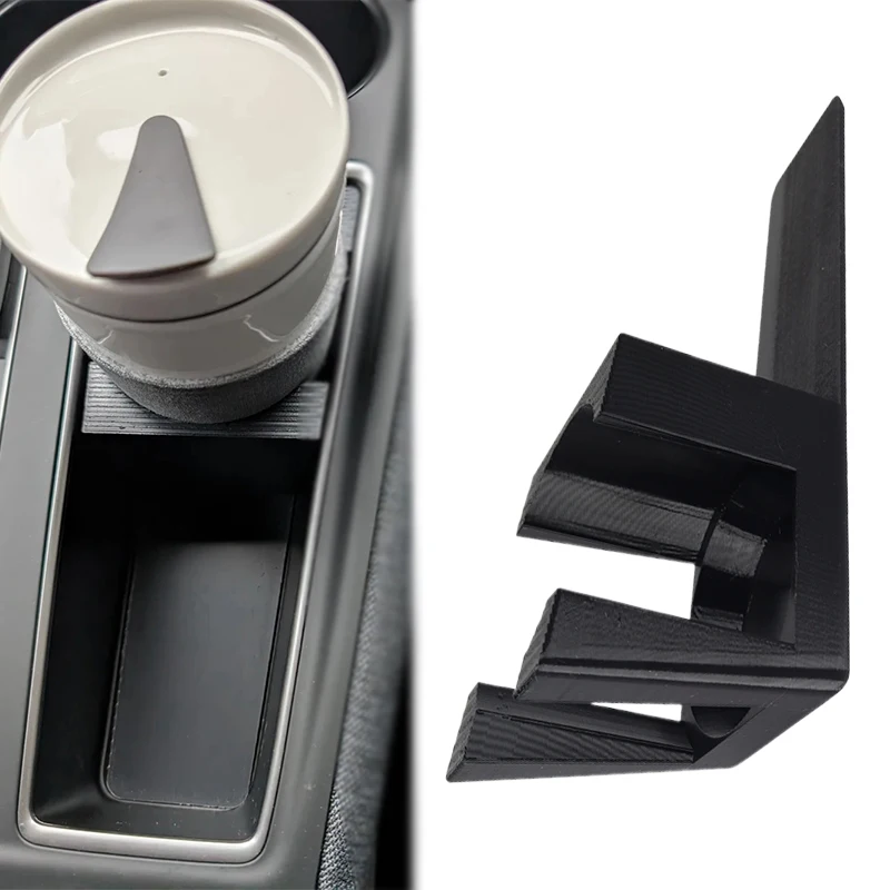 Image of 1 Stück Auto-Mittelkonsolen-Getränkehalter Aufbewahrungsfach Organizer für Skoda Elroq oder Enyaq Auto-Innenausstattung