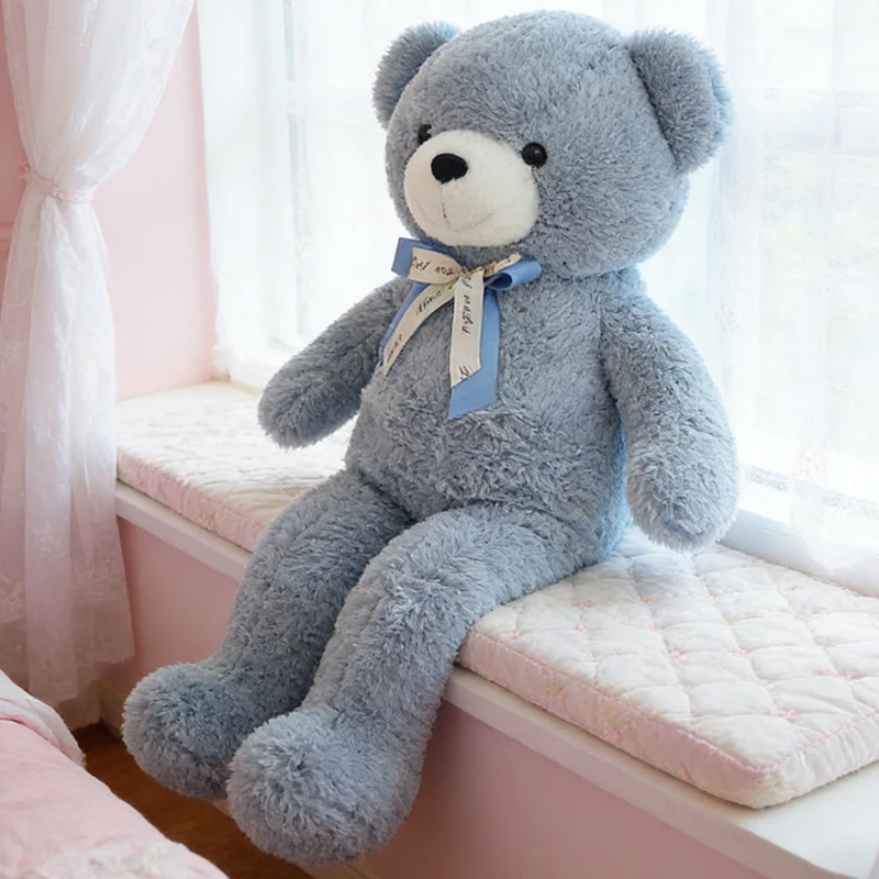 

Large Size Plush Doll Kawaii Cute Bear Plush Toys Stuffed Soft Doll Pillow for Girls Ideal Love Gift Room Decor Toys For Adult