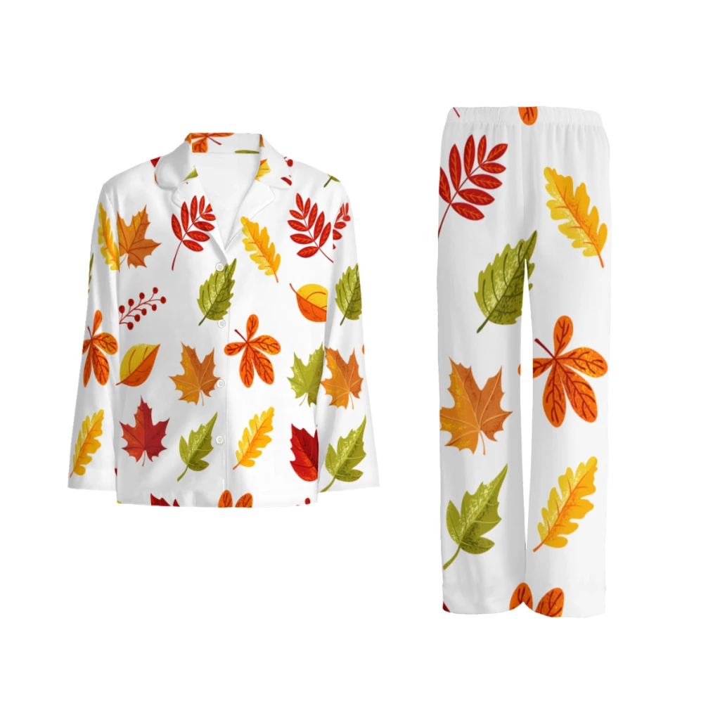 

Пижамный комплект, рубашка с длинным рукавом и брюки, одежда для сна с мягкой домашней одеждой, осенняя одежда для сна, пижама с мультяшным принтом