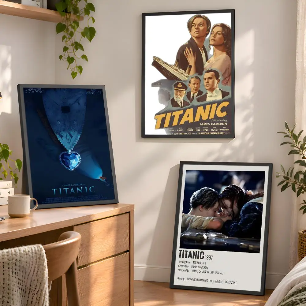 Classic Love Movies T-Titanic Poster Aesthetic Wall Art Bedroom Living Room Dorm Office Home Decor