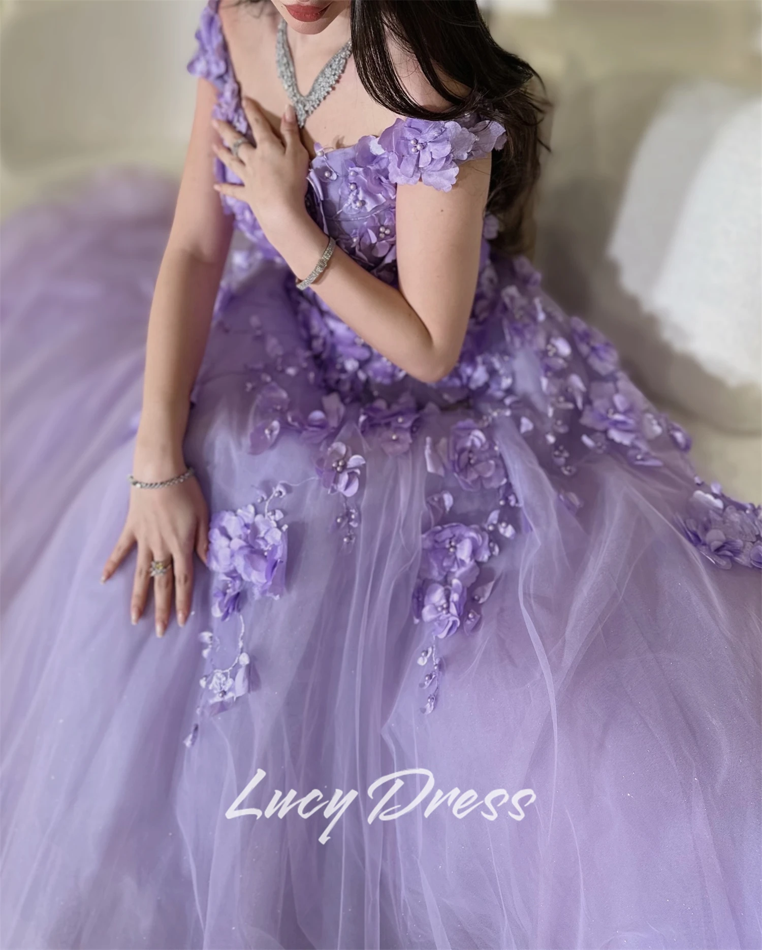 Lucy Abito da ballo personalizzato Abiti da sera da donna per occasioni speciali Happy Sharon Dress 2025 Abiti da festa di nozze Promdress