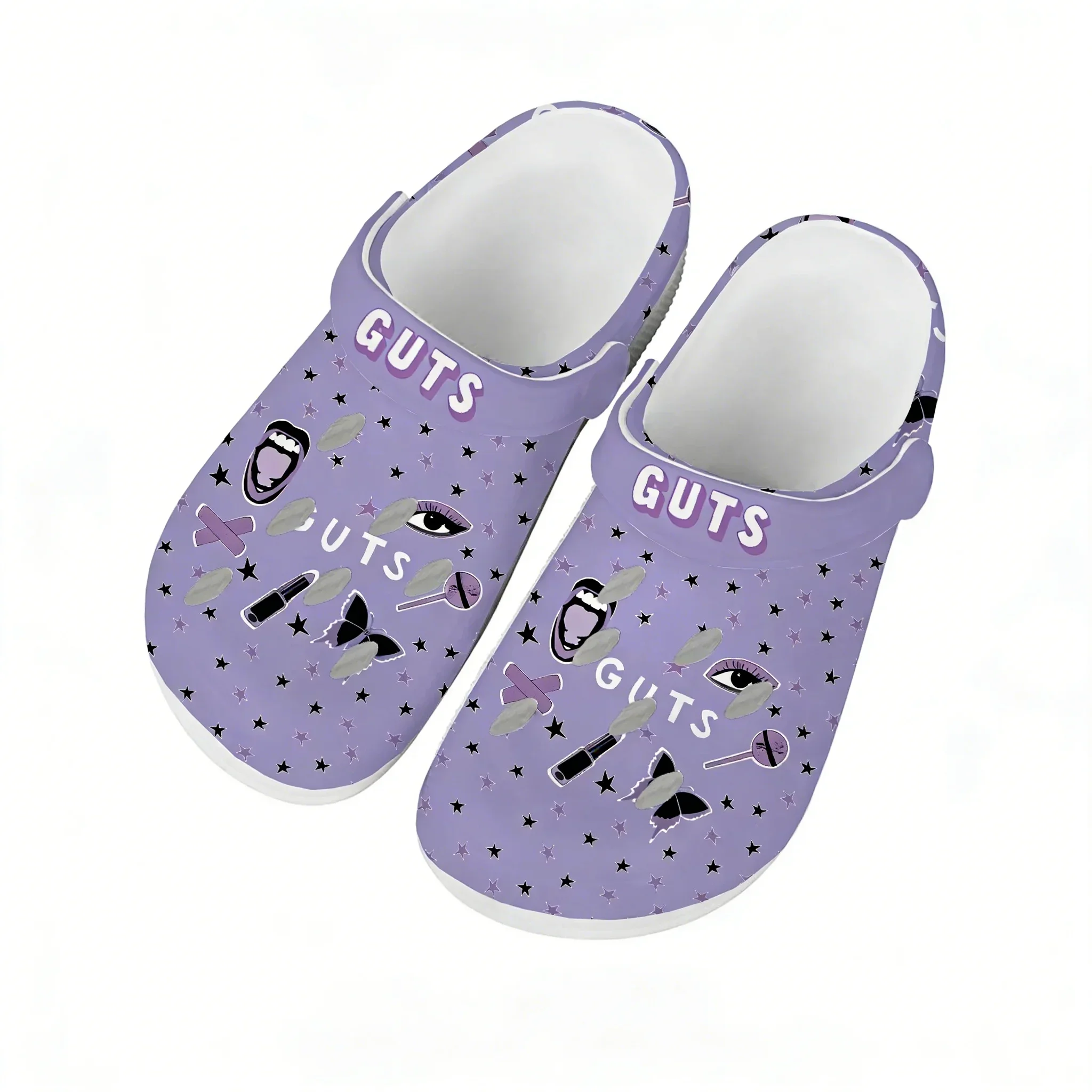 O-Olivia Vampire Guts Sour Water Shoes Men Women Comfortable Home Garden Clogs Customizd Sandals Beach Breathable Hole Slippers