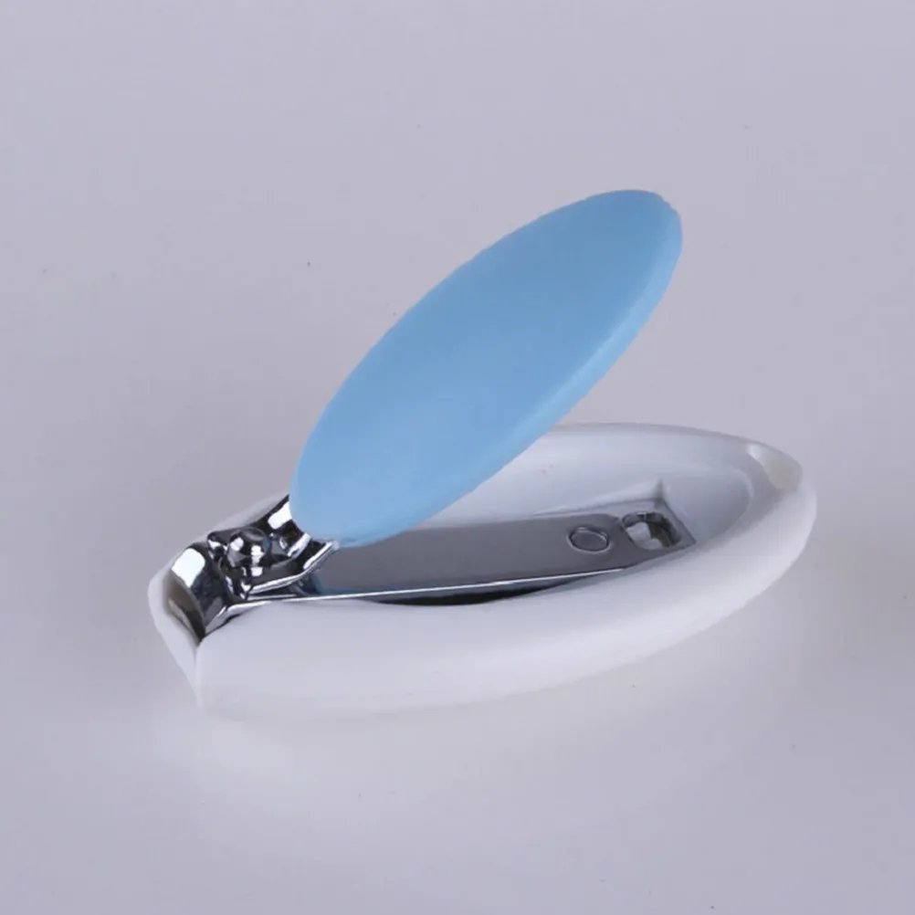 

5pcs Baby Nail Clippers Egg-Shaped Trimmer For Newborns Infants Stainless Steel Blade Pp Protective Sleeve Baby Care Tool Nail