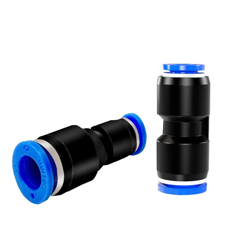 PG Series Plastic Straight Push to Connect Pneumatic Fittings Quick Connector for 4mm 6mm 8mm 10mm 12mm Air Tube Hose