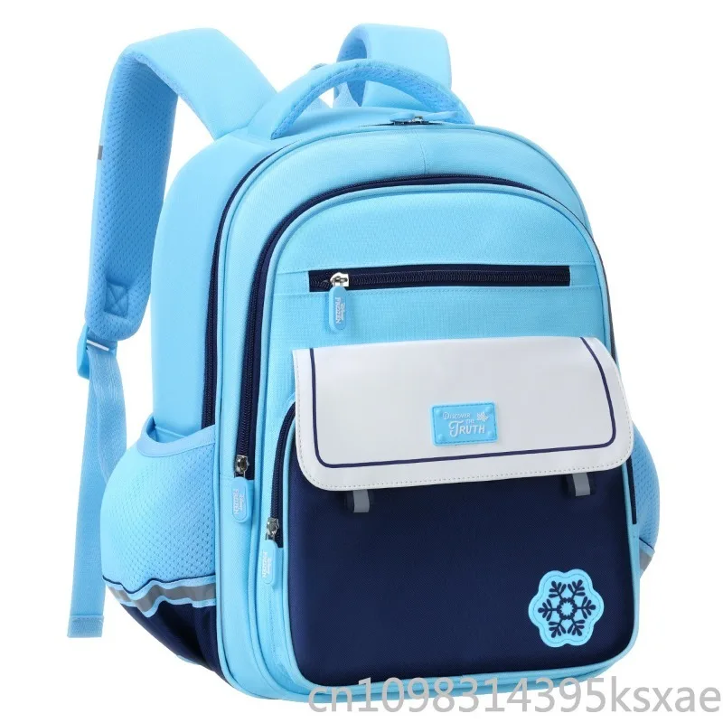 Disney Elementary School Backpack Ergonomic Spine Support Lightweight Large Capacity Kids Bookbag for Grades 1-6