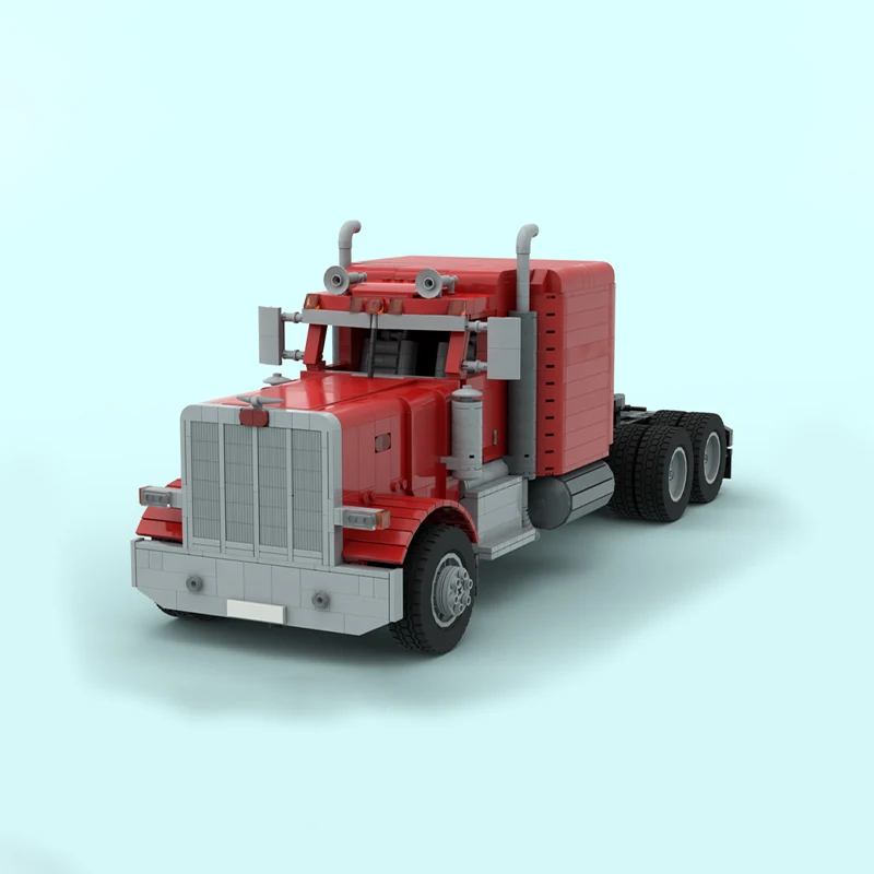 

1963pcs MOC Peterbilt Truck Model Team Building Blocks Architecture Toy Christmas Gifts Brick Kids Education DIY Creative Idea