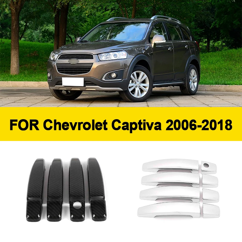 

Carbon Fiber Door Handle Cover for Chevrolet Captiva C100 C140 2006~2018 Daewoo Winstorm Car Exterior Accessories Stickers Trim