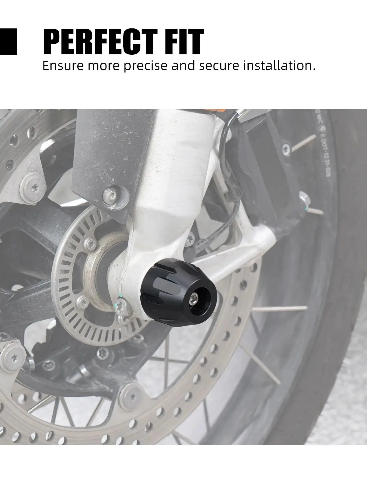 NICECNC pour BMW R1250GS Adventure 2018-2023 R 1250 GS 1250 2018-2024 garde-boue de curseur de roue avant