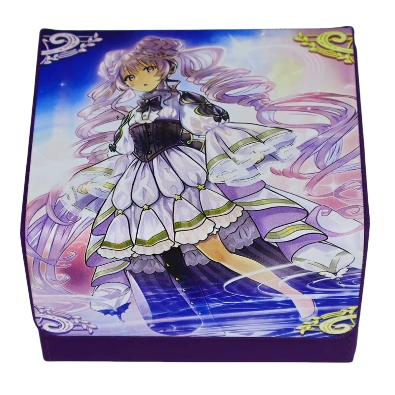 Selettrice Vaalmonica Yu-Gi-Oh! Card Case Varar Concord Diy Quality Leather Action Toy Figures Anime Game Collection Storage Box