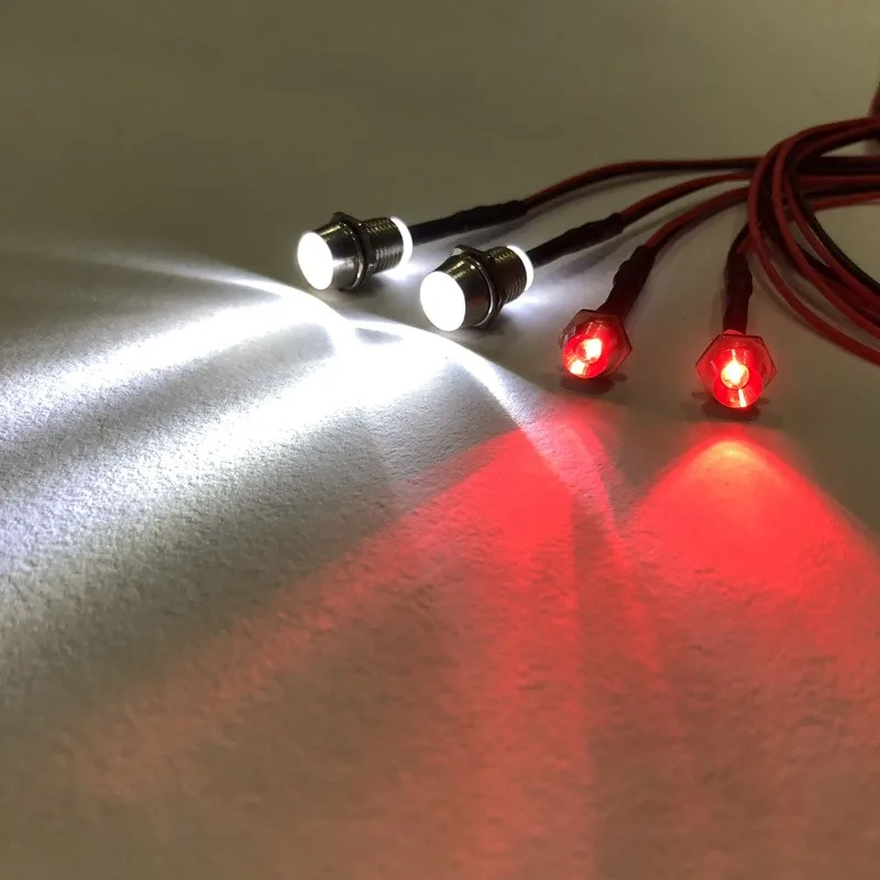 1/10 1/8 1/12 RC Car LED Light Set for Redcat HSP Traxxas HPI Tamaya Wltoys D90 D110