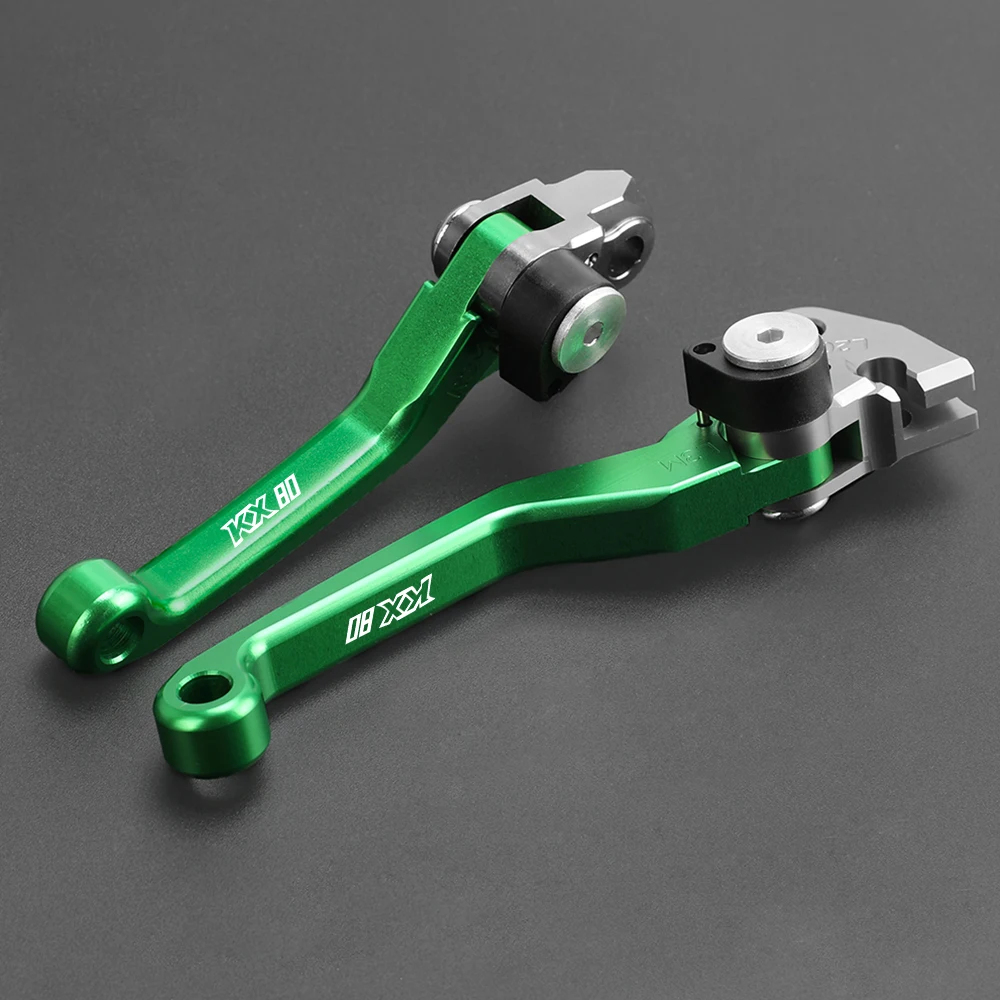 

Dirt Bike FOR KAWASAKI KX80 KX 80 2001-2018 2017 2016 2015 2014 2013 2012 2011 Handle Grips Foldable Pivot Clutch Brake Lever