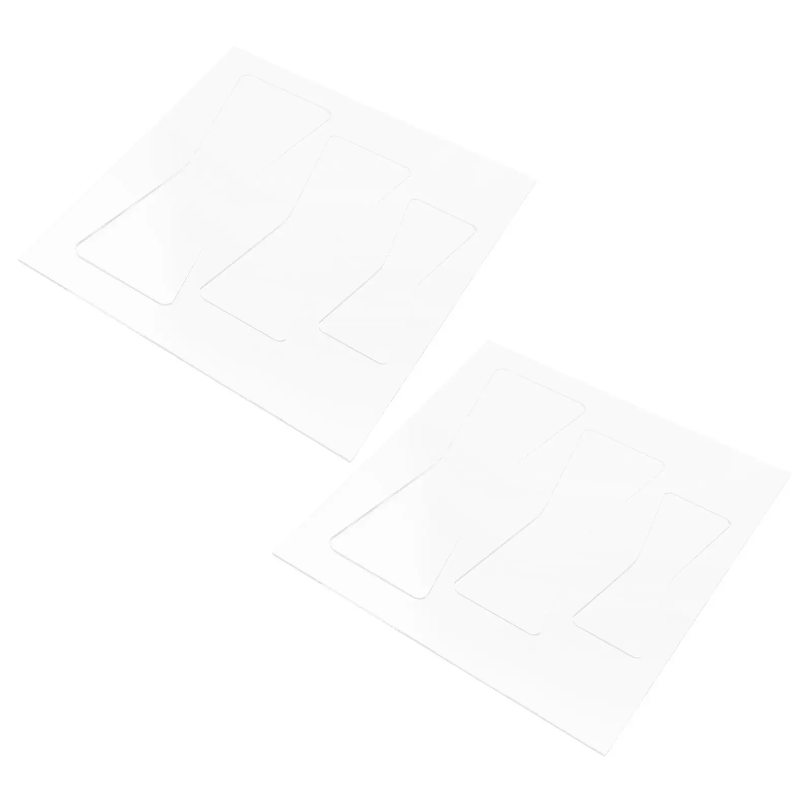 2 pcs Acrylic Router Template Woodworking Precision Clear Inlay Halloween Christmas New Year Butterfly Inlay Template