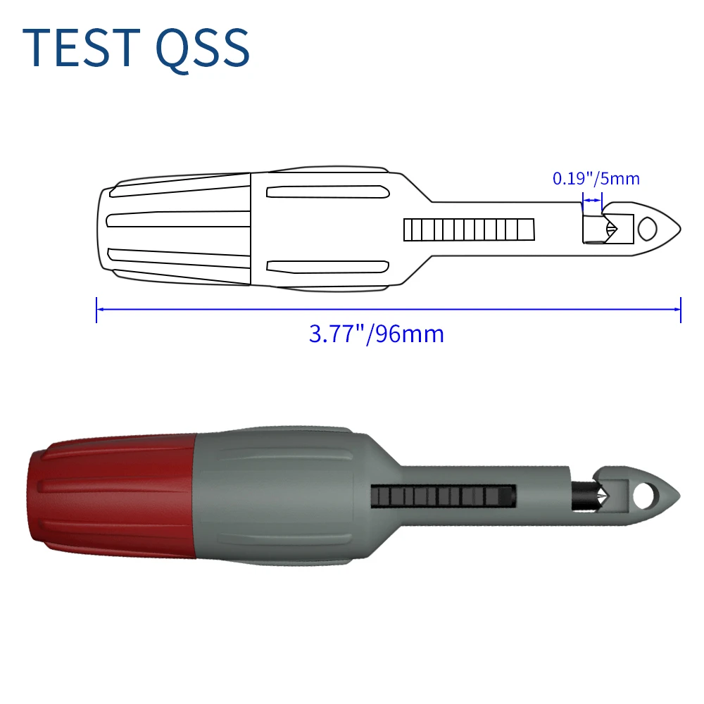 Imagem -02 - Qss Isolamento Wire Piercing Probe Clipes para Multímetro Tensão Voltímetro Teste de Termômetro Q30039 Pcs