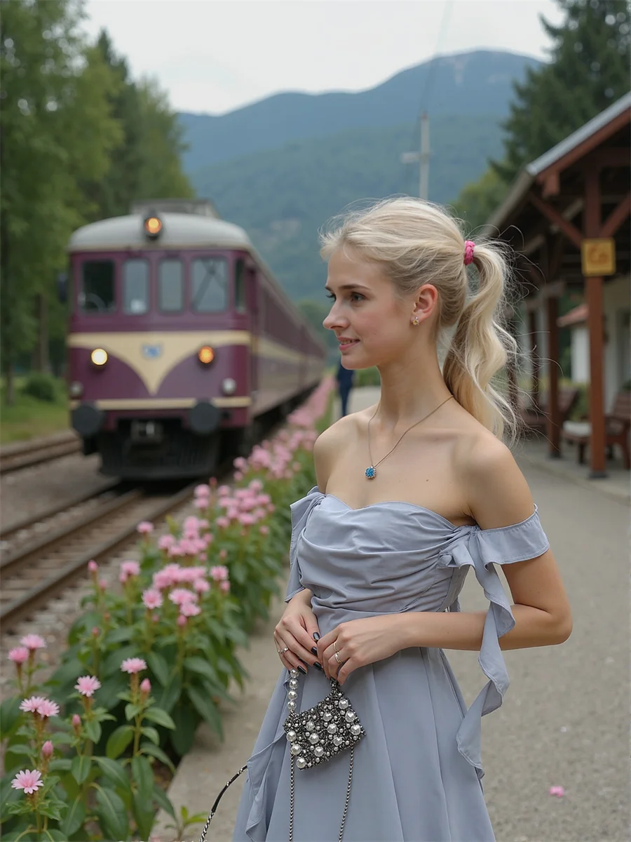 Abito da donna stile coreano elegante colletto quadrato manica volante Kawaii E-Girl Harajuku Preppy College Y2K estetica Academy