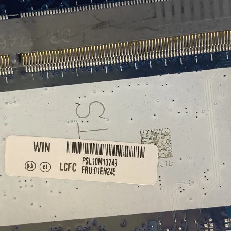 Untuk Lenovo Thinkpad E470 Motherboard Laptop NM-A821 Mainboard 01EN245 dengan SR2ZU I5-7200U CPU 100% Sepenuhnya Diuji Bekerja dengan Baik