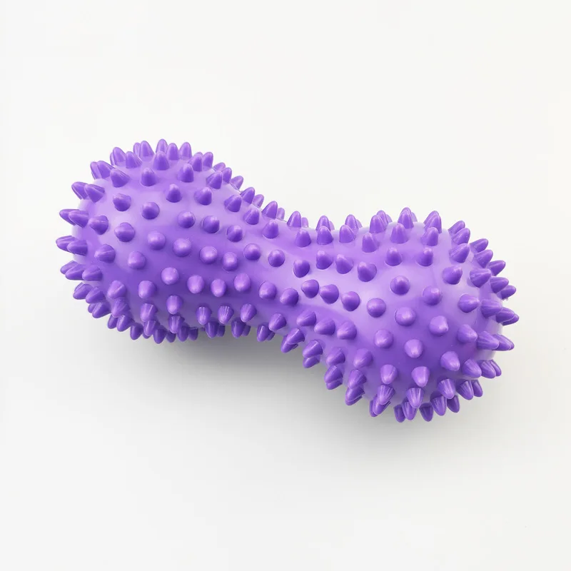 Peanut Spiked Ball Massage agopuntura Point Grip Ball Spiked Fascia Yoga Ball Grip Fitness Ball Fascia Muscle relax siepe