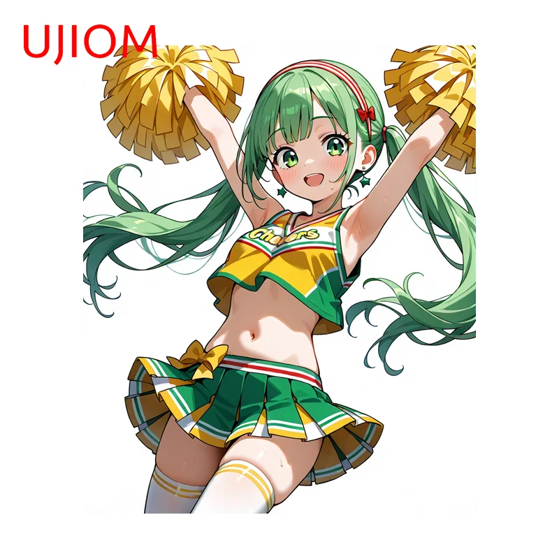 UJIOM Cheerleading Team Girl Wall Stickers Veneer Living Room Scratch Proof PVC Decal Classroom Decorations For Teachers