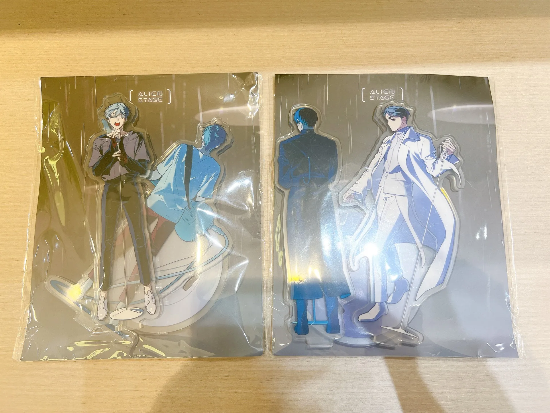 2024 New In Stock Official Korea Comic Alien Stage IVAN & TILL Acrylic Stand  2nd Anniversary Official Original Merchandise