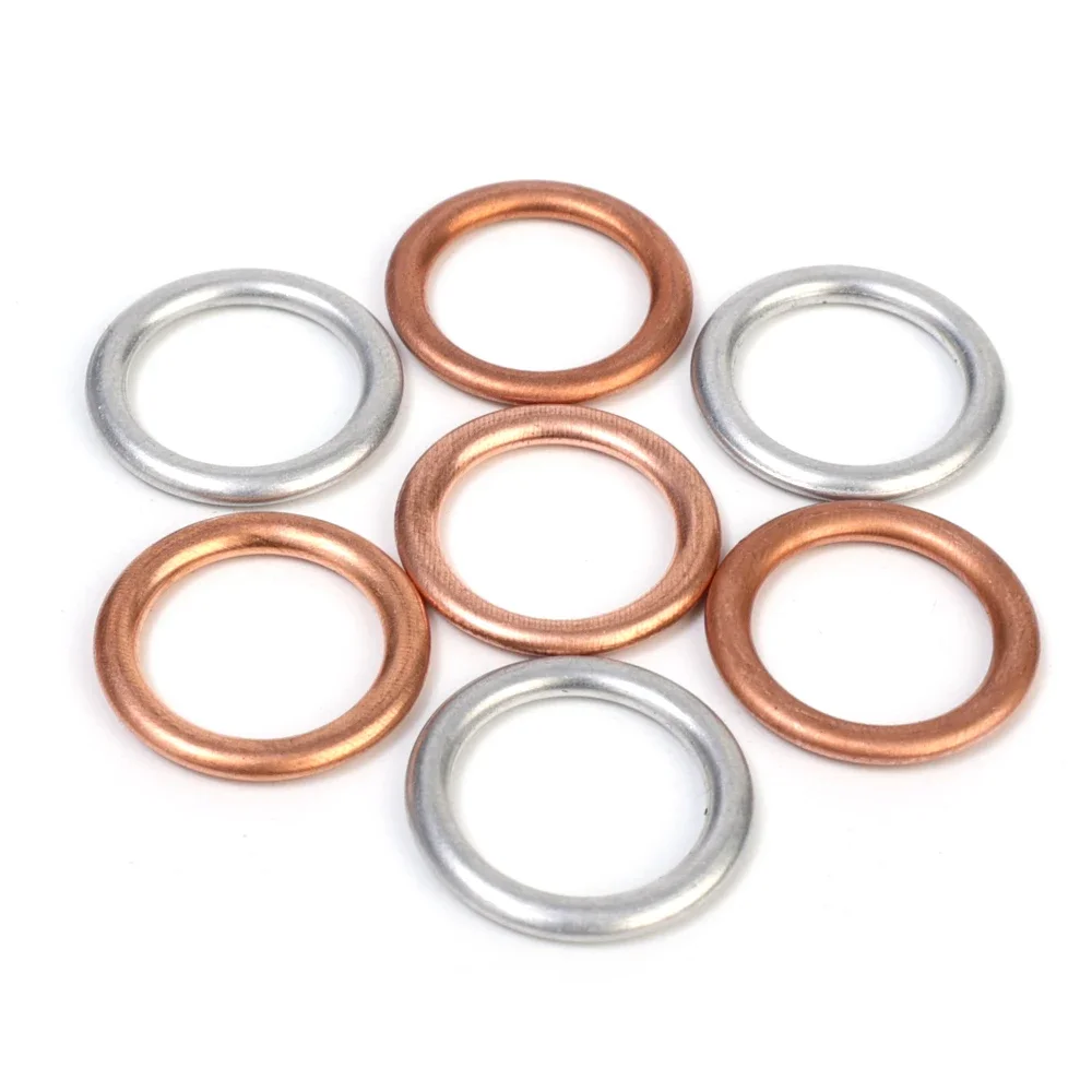 Car Pan Oil Drain Gasket Extruded Washer Oil Drain Plug Washer  Car Engine Oils Pan Screw Gasket Washers Automotive Accessories