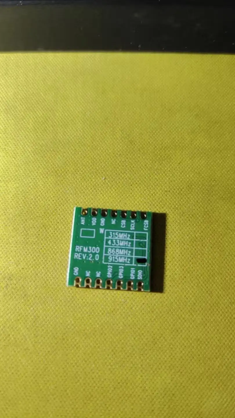وحدة émetteur-récepteur ISM RFM300، 915 ميجا هرتز، مفهوم de la puce CMT2300 basée sur CMOS TEK