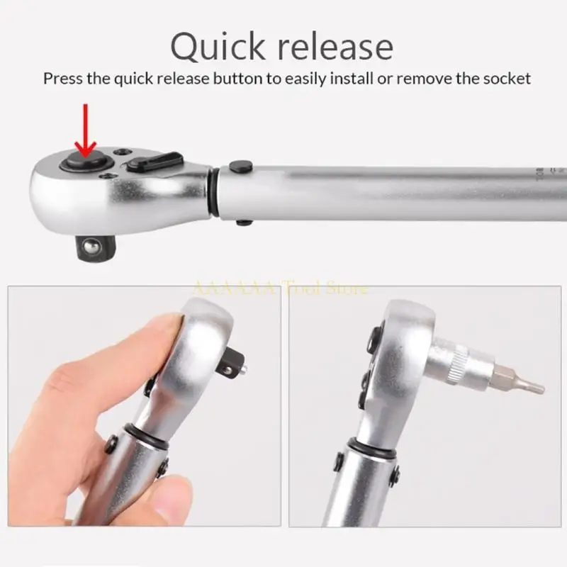 A2BE Drive Torque Wrench Set Wear-resistant 1/4 Inch Drive Torque Wrench