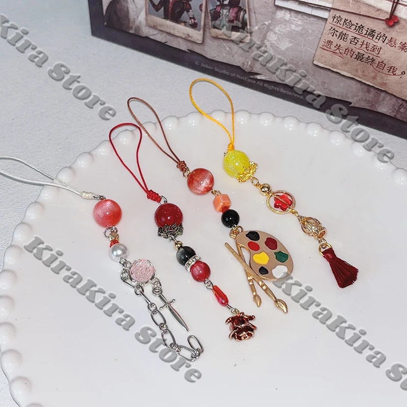 Identity Ⅴ Phone Chain Naib Subedar Phones Strap Ornaments Anime Collect Pencil Case Chains Aesop Carl Cosplay Pendant Decor