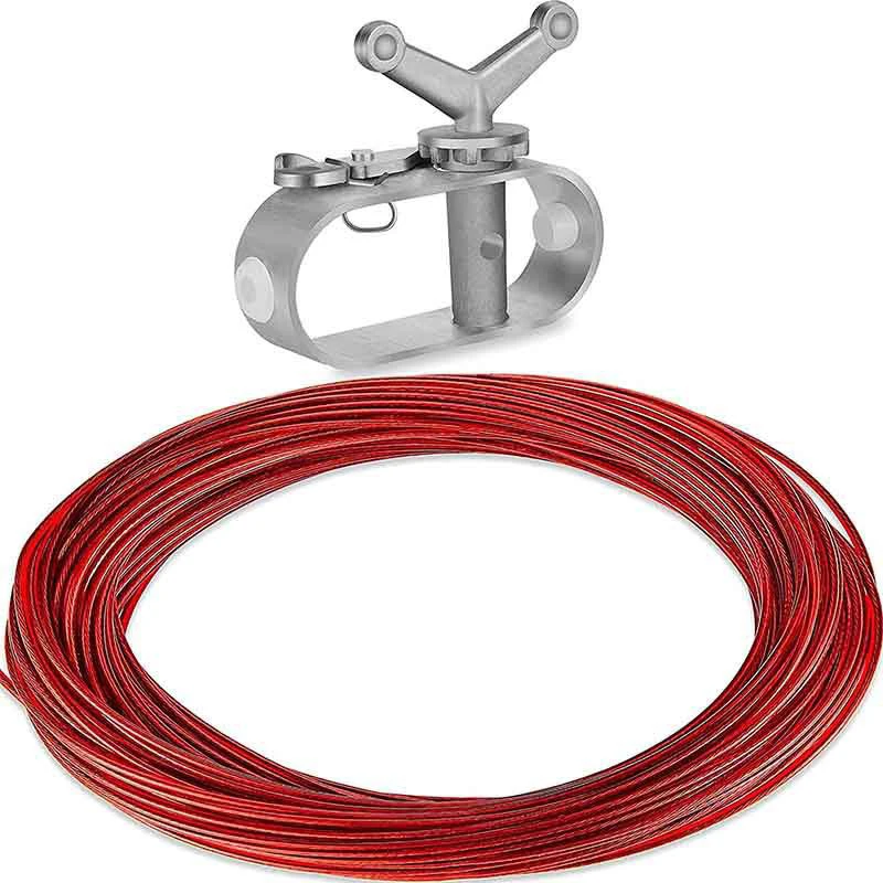 Pool Cover Cable Wire Ratchet Winch Clothesline Tightener for Durable and Strong Clothesline Tensioning