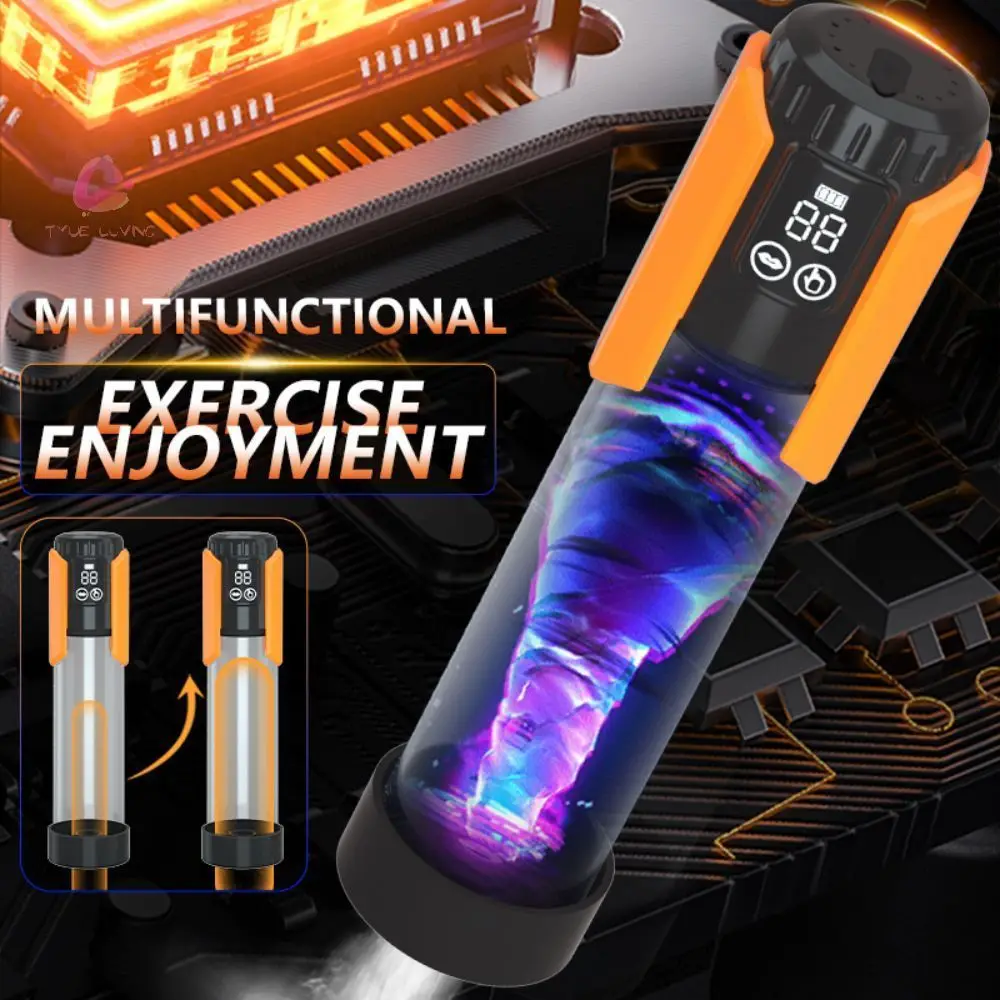 Electric Penis Enlarger Vacuum Pump - Adult Toys Male Masturbator Penis Enlargement Extend Pumps Stimulator Pumps & Enlargers