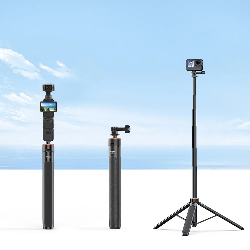 Verlängerungsstange Teleskopstange Ausziehbarer Selfie-Stick Stativ Verlängerungsstab Einstellbar für DJI Osmo Pocket 3 Zubehör – Detail 9