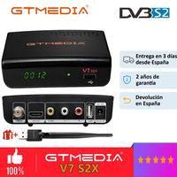 DVB-S/S2 Satellite TV Receiver GTMedia V7 S2X With USB WIFI 1080P H.265 VS GTMedia V7S HD V7 HD Receptor No app,stock in Spain