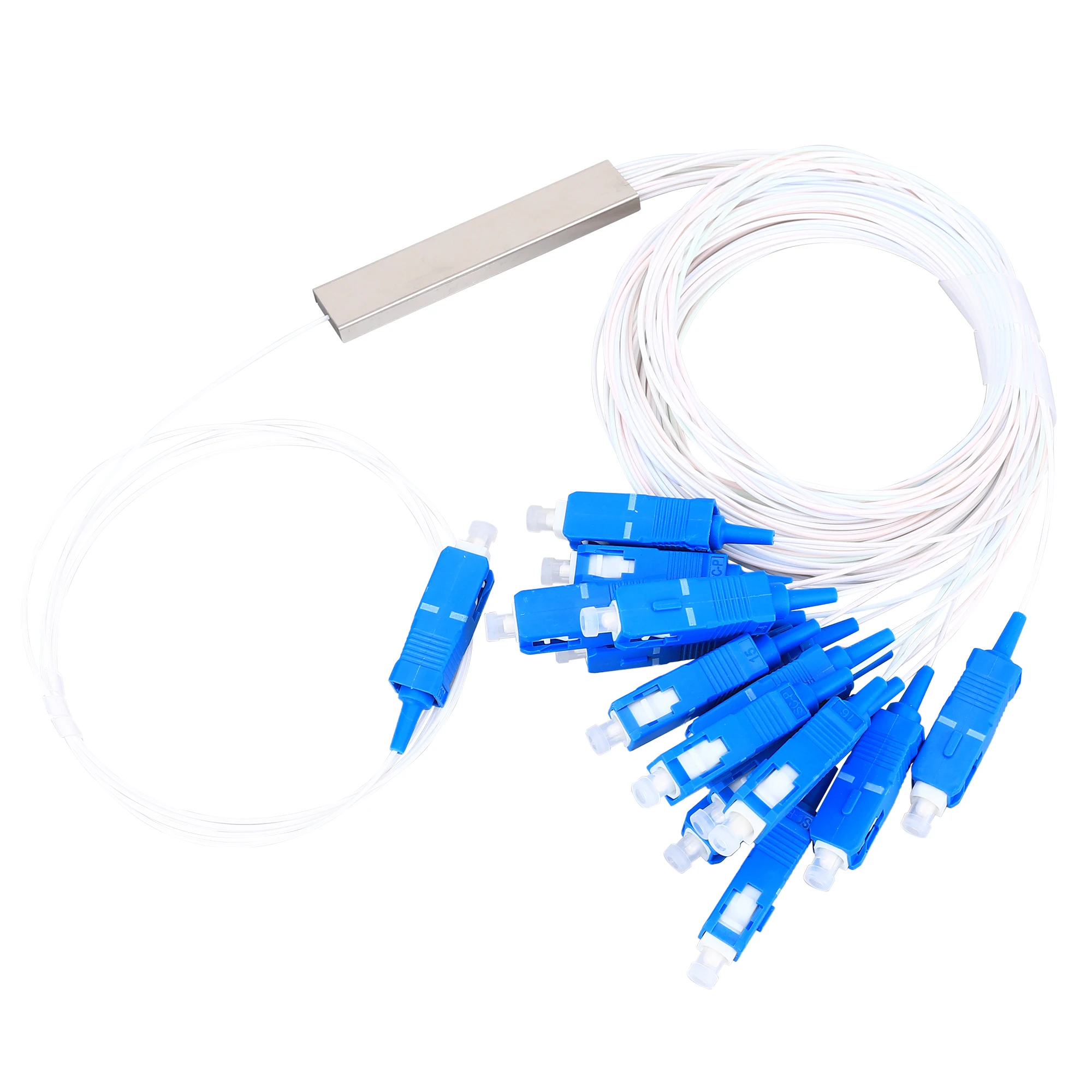SC/UPC 1x16 Single Mode PLC Micro Optical Fiber Splitter