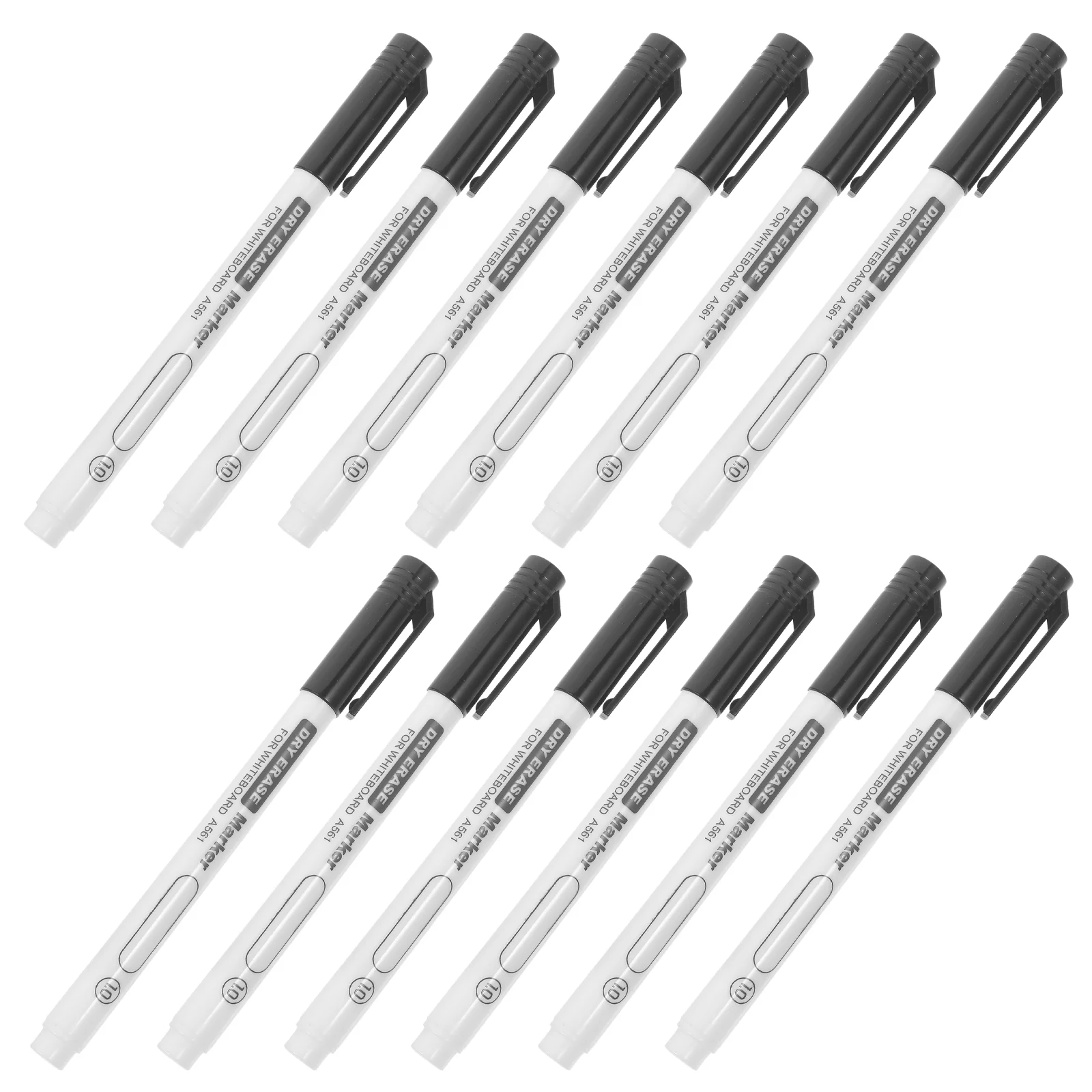 12 Pcs Easy to Wipe Whiteboard Pen Student Expo Thin Dry Erase Markers Plastic Graffiti