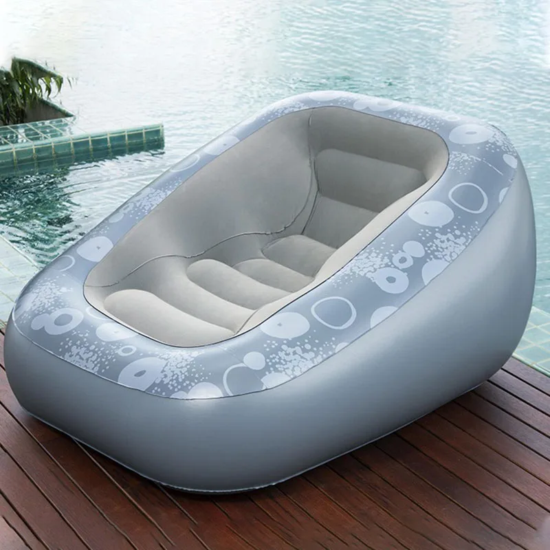 Floor Luxury Inflatable Sofa Relaxing Relaxing Patio Cheap Comfortable Inflatable Sofa Recliner Sillon Cama Trendy Furniture