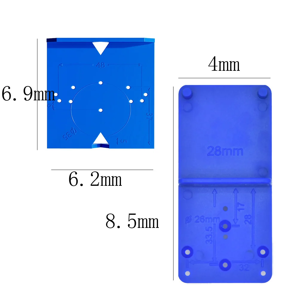 Hinge Hole Drilling Guide Drill Bit Drill Guide Template Positioning And Installation Tool For Accurate Hinge Placement