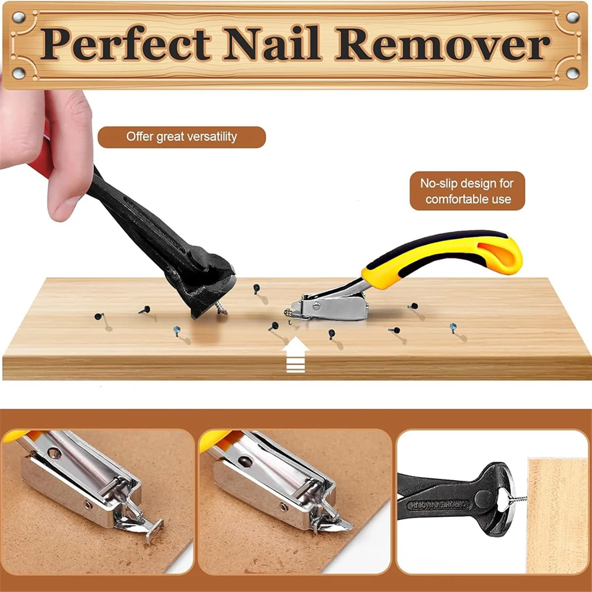 A20M Heavy Duty Canvas Stretching Pliers with End Cutters and Staple Remover with 600 Staples, Canvas Stretching Pliers