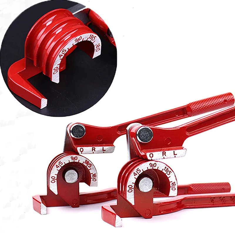 3 In 1 Manual Pipe Bender 3 Slot Tube Bending Tool Suitable For 6/8/10mm Copper Pipe Bender Air Conditioner Pipe Bending Tool
