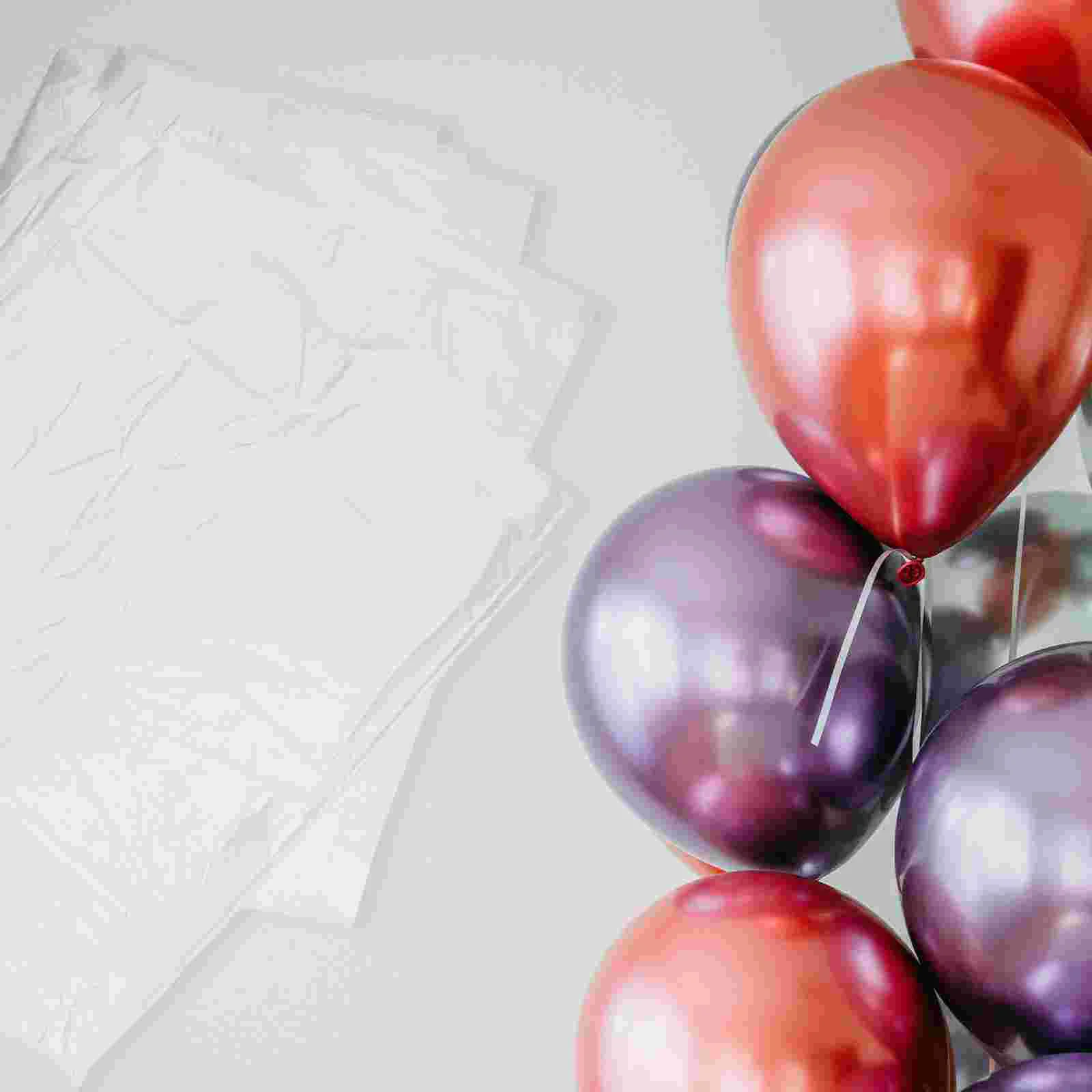 Bolsa de almacenamiento de globos de alta capacidad, bolsas de plástico para fiesta gigante, 5 uds.