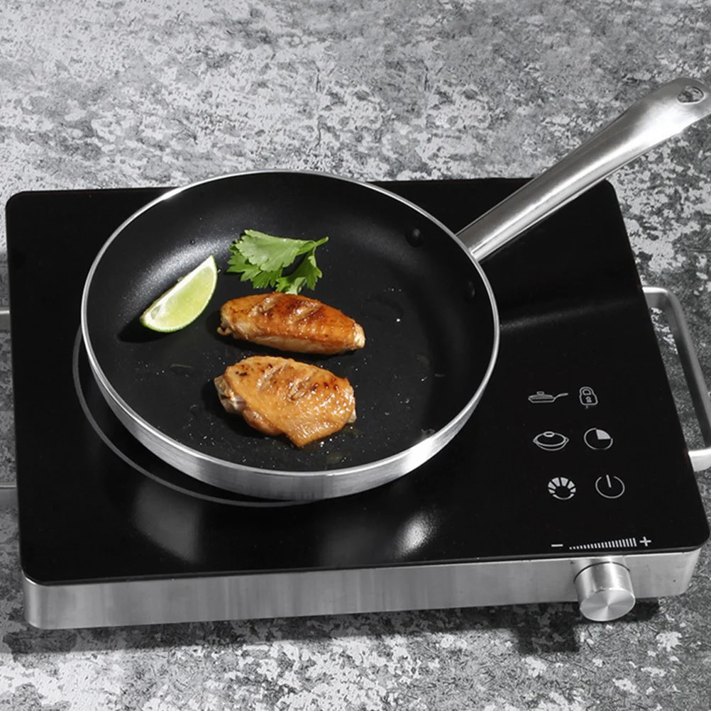 

1Pcs Non-Stick Wok Fry Pan High Quality Flat Bottom Cooking Tool Practical Kitchenware Frying Pan Non-Stick Wok