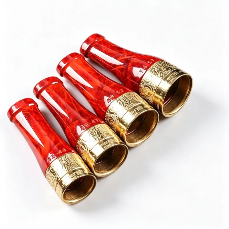 2026 New Cigar Mouthholder Portable Thermoplastic Resin Four Specifications Multi Color Cigar Filter Mouthholder Gift Box Set