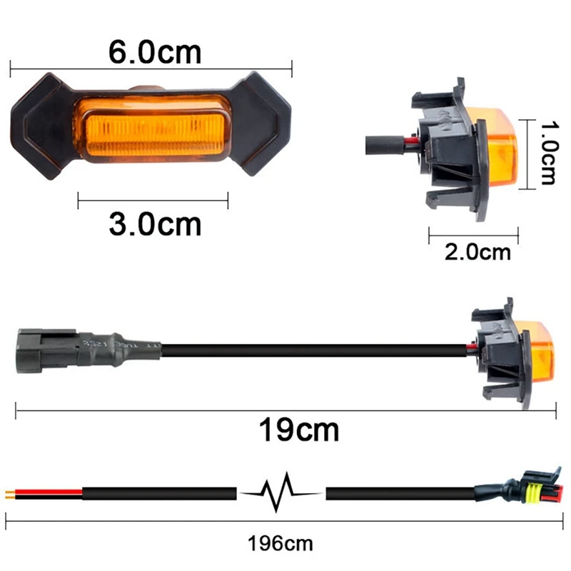 Toyotaタコマtrd 2016 -2020用フロントグリル照明LEDグリルライトキット24個 (バーバーシェルイエローライト)