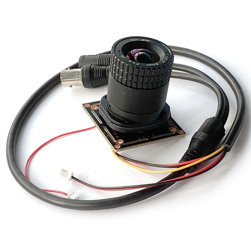 

Плата камеры видеонаблюдения 1000TVL CMOS 139 + FH8510, CVBS 960H, цветная печатная плата безопасности, аналоговый модуль материнской платы с кабелем объектива CS