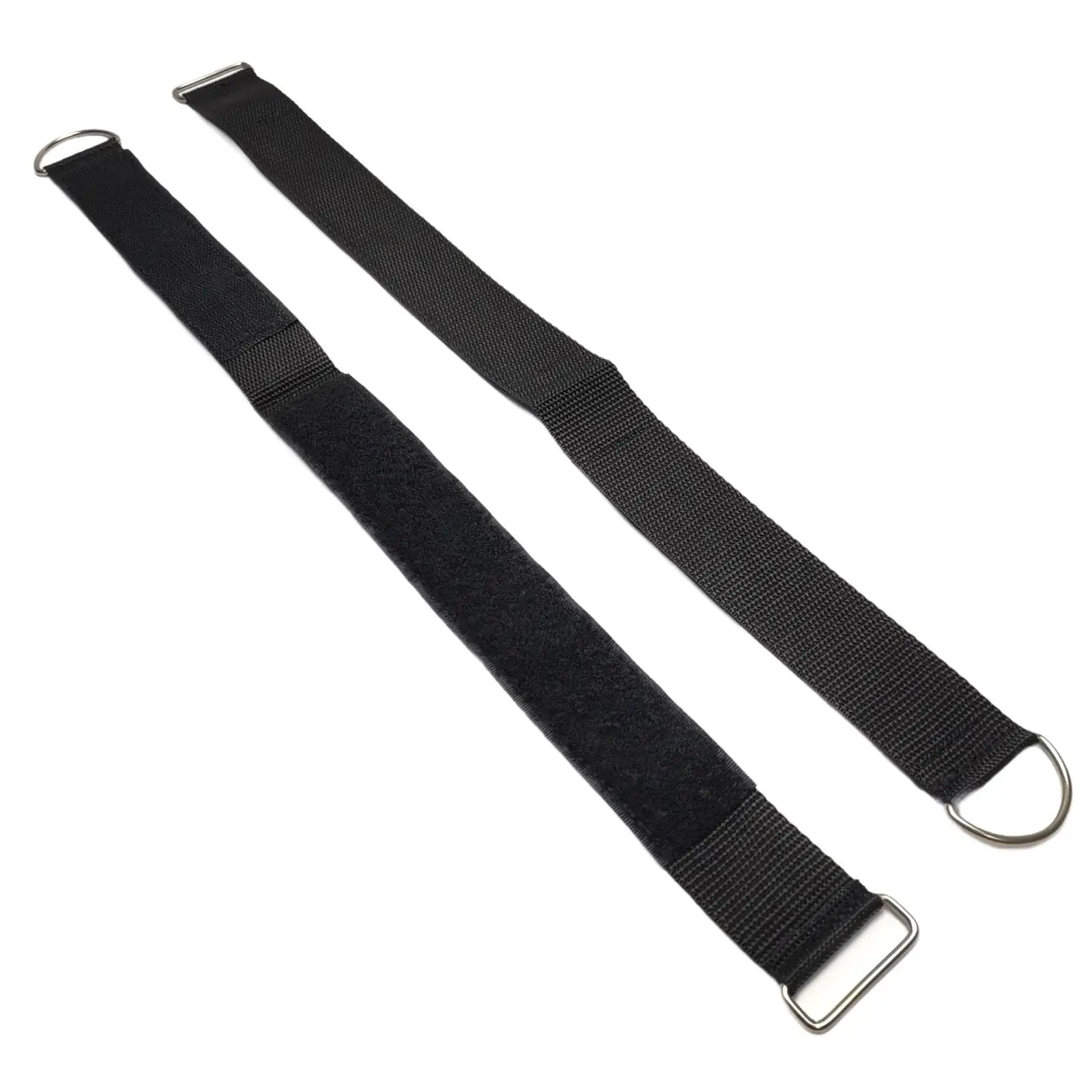 2Pcs Fitness Rowing Machine Foot Pedal Straps Multipurpose 49cm Elliptical Trainer Straps for Under Desk for Office Gym Workout