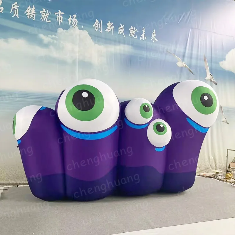 

Inflatable eyes with blowers, Halloween festival shopping mall square decoration props, stage decoration