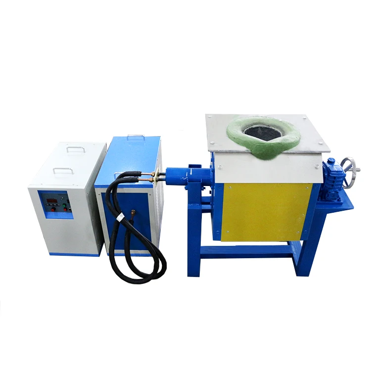 15kw 25kw induction cheap melting furnace 100kg capacity