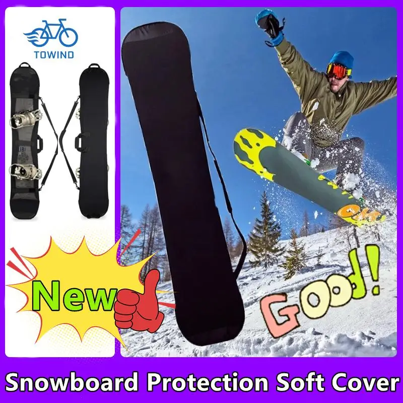 New Ski Snowboard Cover Scratch-Resistant Backpack Monoboard Plate Protective Case Skiing Snowboarding Snowboards Skis Carry Bag