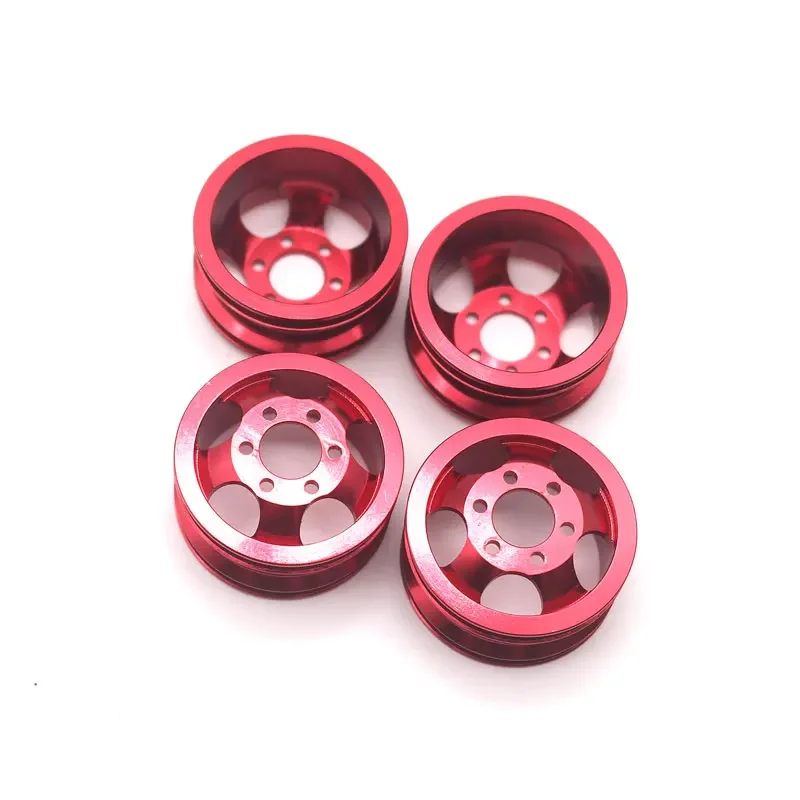 Kit de jante de roue en métal amélioré pour WPL JJRC avec vis, pièces de voiture RC pour camion RC