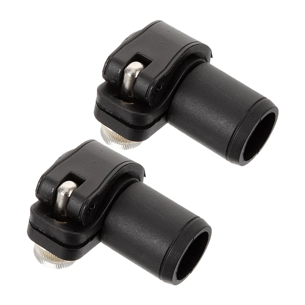 

2 Pcs Hiking Pole External Lock Accessories Cane Fastener Clip Climbing Stick Trekking Clips Walking