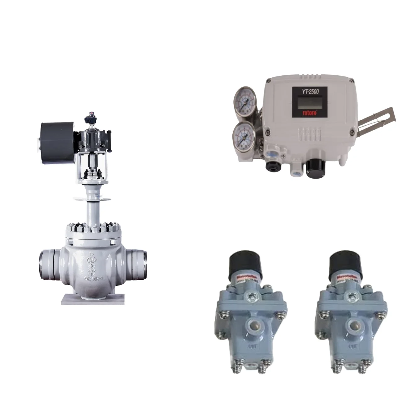 YTC YT-3400 Single Acting Positioner PID Control Rotork Smart Digital Valve Controller with LCD Display