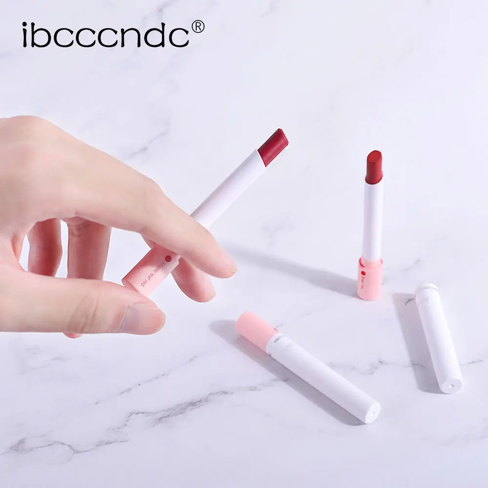 Lakerain 4 Colors Cigarette Lipsticks Velvet Matte Waterproof Long-lasting Lip Non-Stick Cup Cigarette Lipstick Makeup For Women